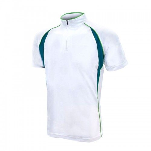 Side Block Quarter Zips Performance Polo