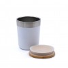 300ML VACUUM COFFEE TUMBLER WITH BAMBOO LID