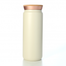 540ML RECYCLED STAINLESS STEEL VACUUM TUMBLER WITH CORK LID