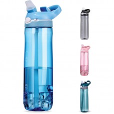 Sport Tritan Bottle with Cap. Handle & Straw