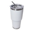 Stainless Steel Thermos Mug with Stainless Steel Straw