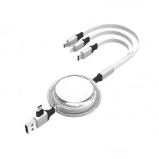 3 in 2 Quick Charge Cable with Data Transfer Multicable