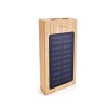 10000mAh Eco Friendly Bamboo Solar Power Wireless Charging Powerbank