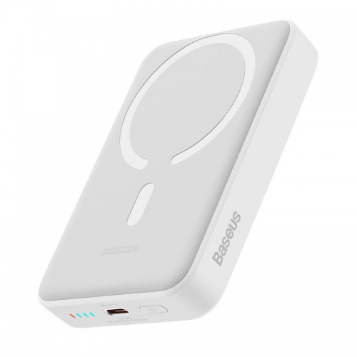 Baseus 10000mAh Magnetic Mini Wireless Fast Charge Magsafe Power Bank PD 30W With USB-C Cable