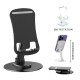 Foldable - Adjustable Height & Multi Angle View 360° Rotatable Mobile & Tablet Stand