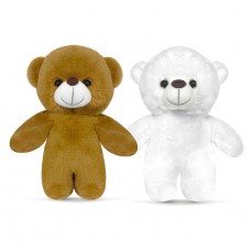 28cm Standing Teddy Bear with Round Neck Shirt