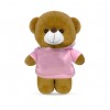 28cm Standing Teddy Bear with Round Neck Shirt