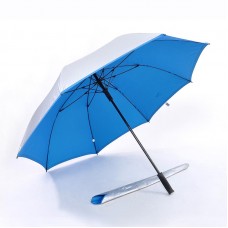 Popular Auto Open, UV Coated, Windproof Golf Umbrella (Light Blue)-HKGG282SPW-NB