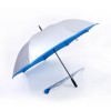 Popular Auto Open, UV Coated, Windproof Golf Umbrella (Light Blue)-HKGG282SPW-NB