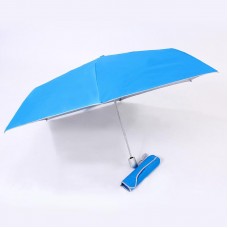Auto open & close 3 fold umbrella (Light Blue)
