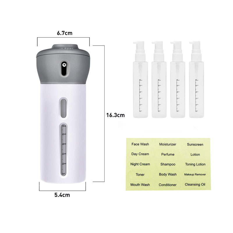 Travel Liquid Dispenser Set 4-In-1 as Premium Gift