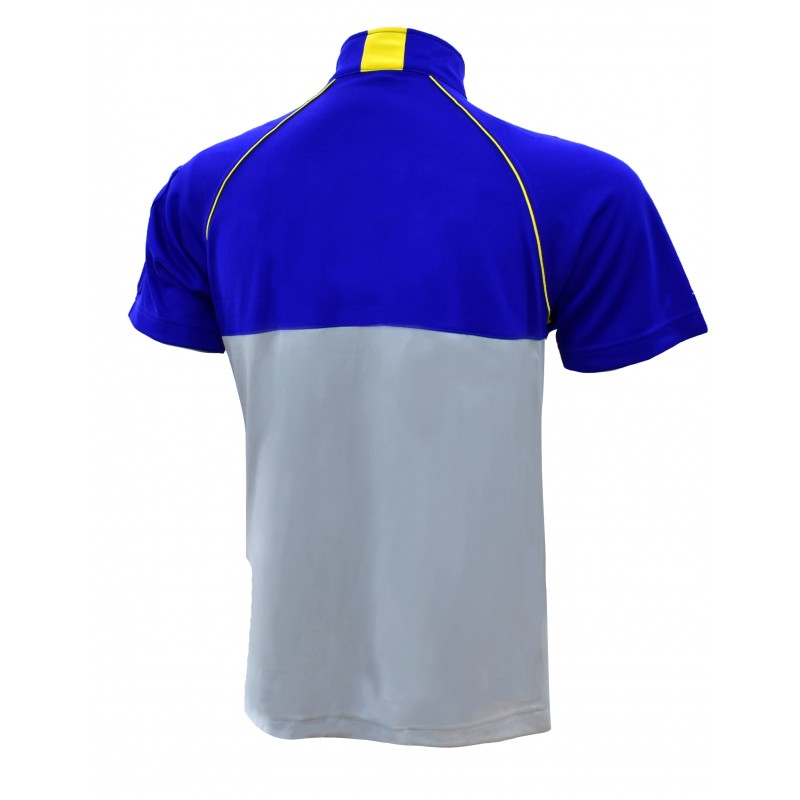 Zip Up Turtleneck Polo Tee - Sporty Polo T Shirts for Customisation
